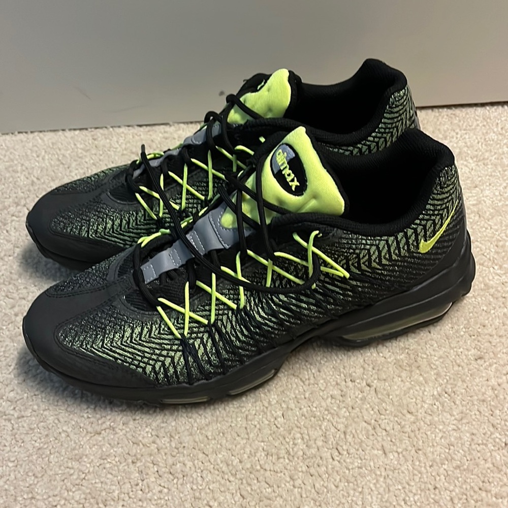 Nike Air Max bright green sneakers
